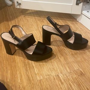 Black Stuart Weizmann sandals